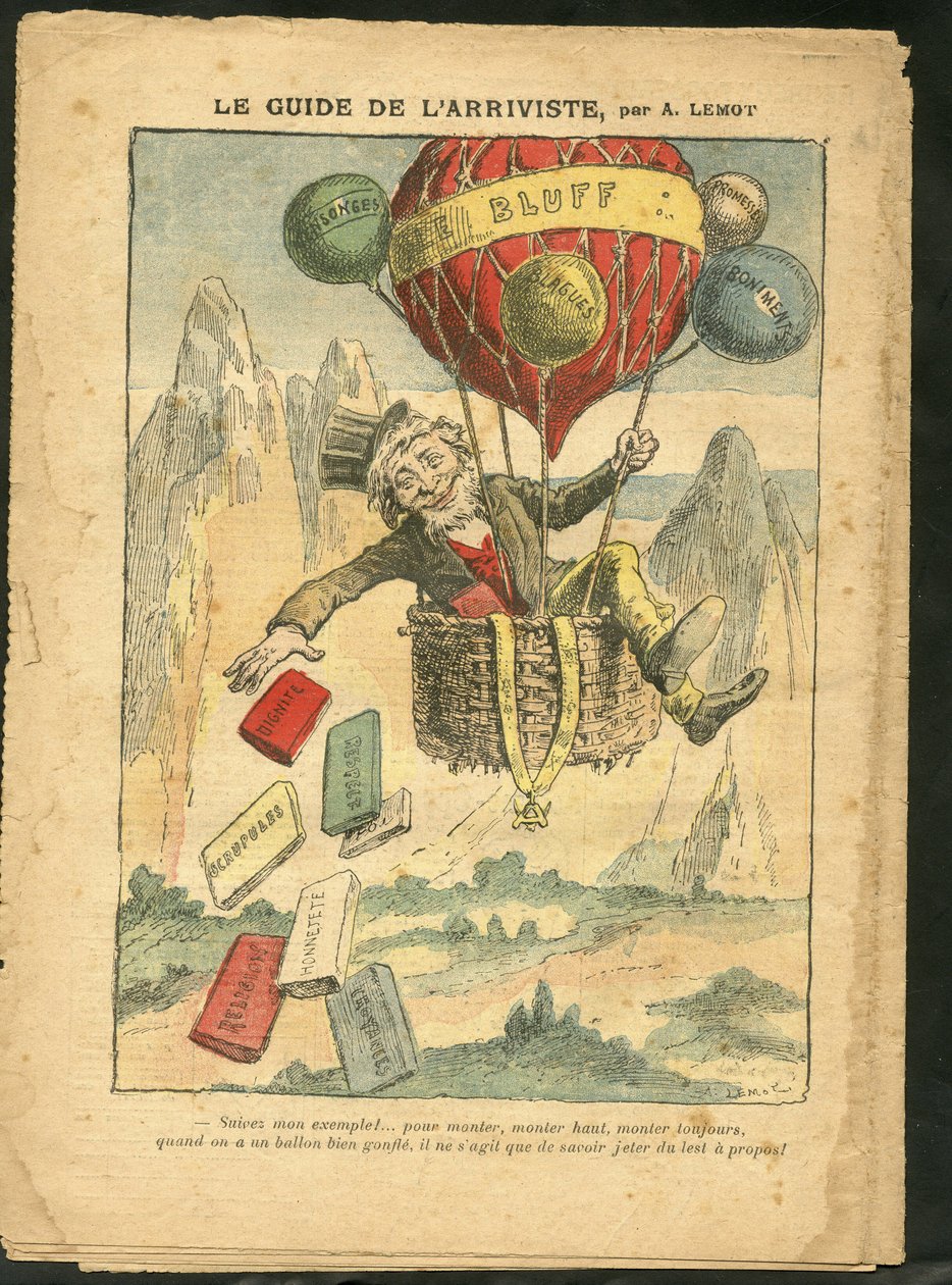 Illustration von Achille Lemot (1846-1909) in Le Pelerin von Achille Lemot