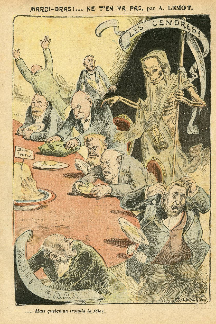 Illustration von Achille Lemot (1846-1909) in Le Pelerin von Achille Lemot