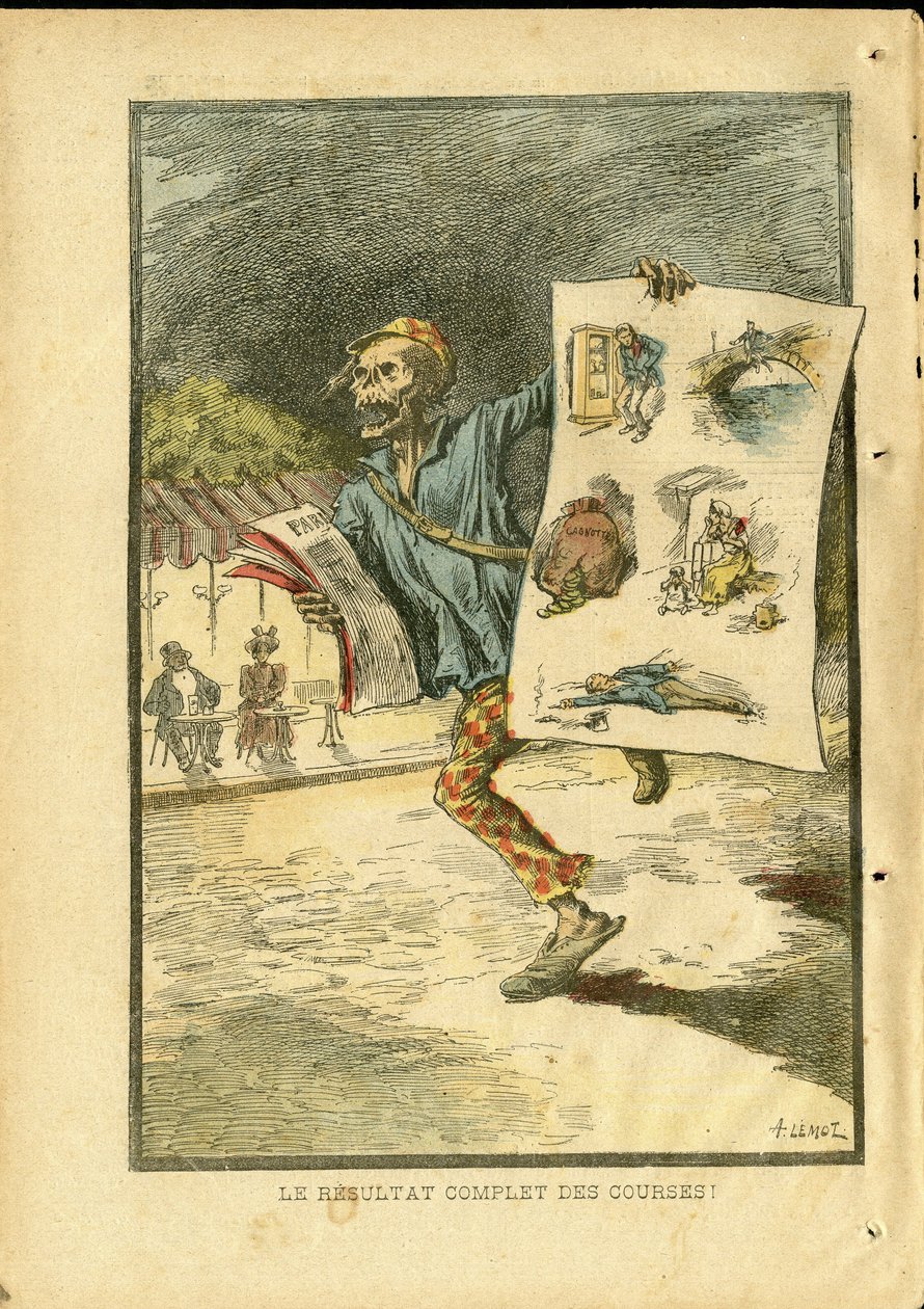 Illustration von Achille Lemot (1846-1909) in Le Pèlerin von Achille Lemot