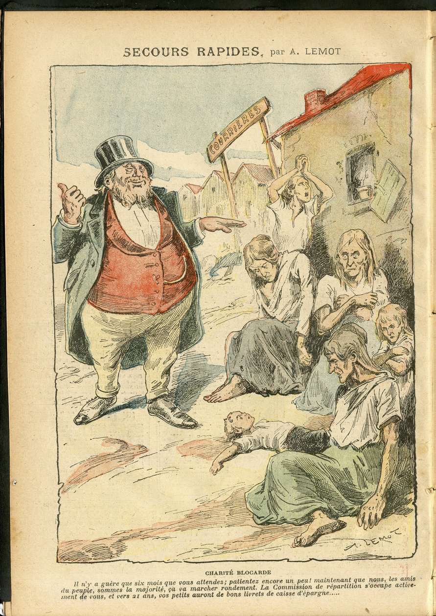 Illustration von Achille Lemot in Le Pelerin von Achille Lemot