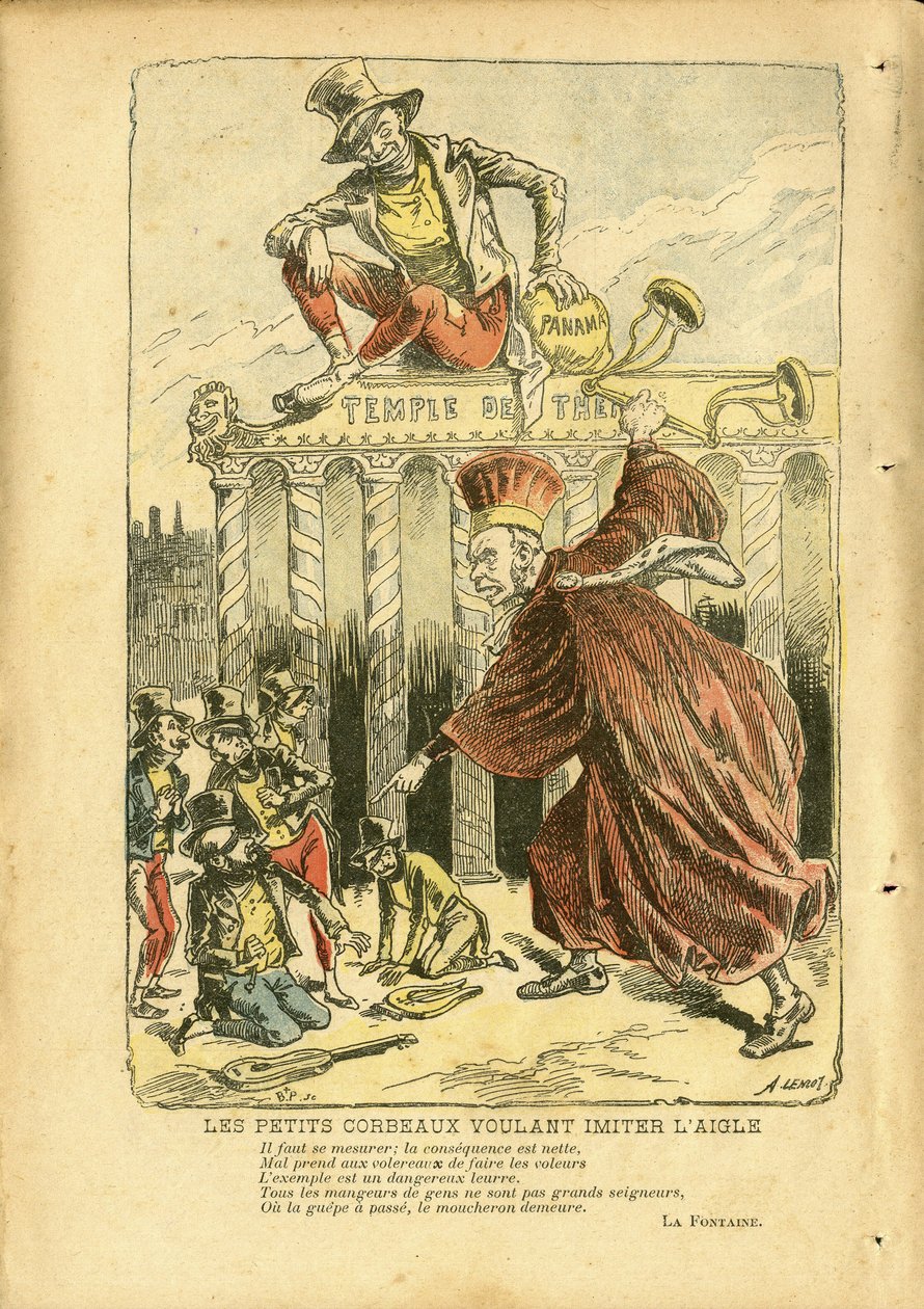 Illustration von Achille Lemot (1846-1909) in Le Pèlerin von Achille Lemot