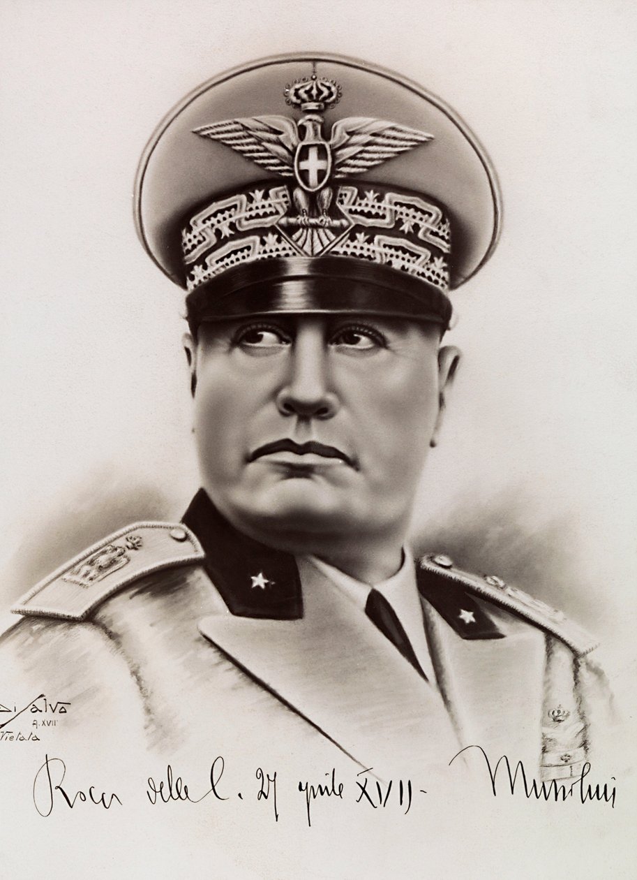 Benito Mussolini, 27.04.1931 von Achille Villani