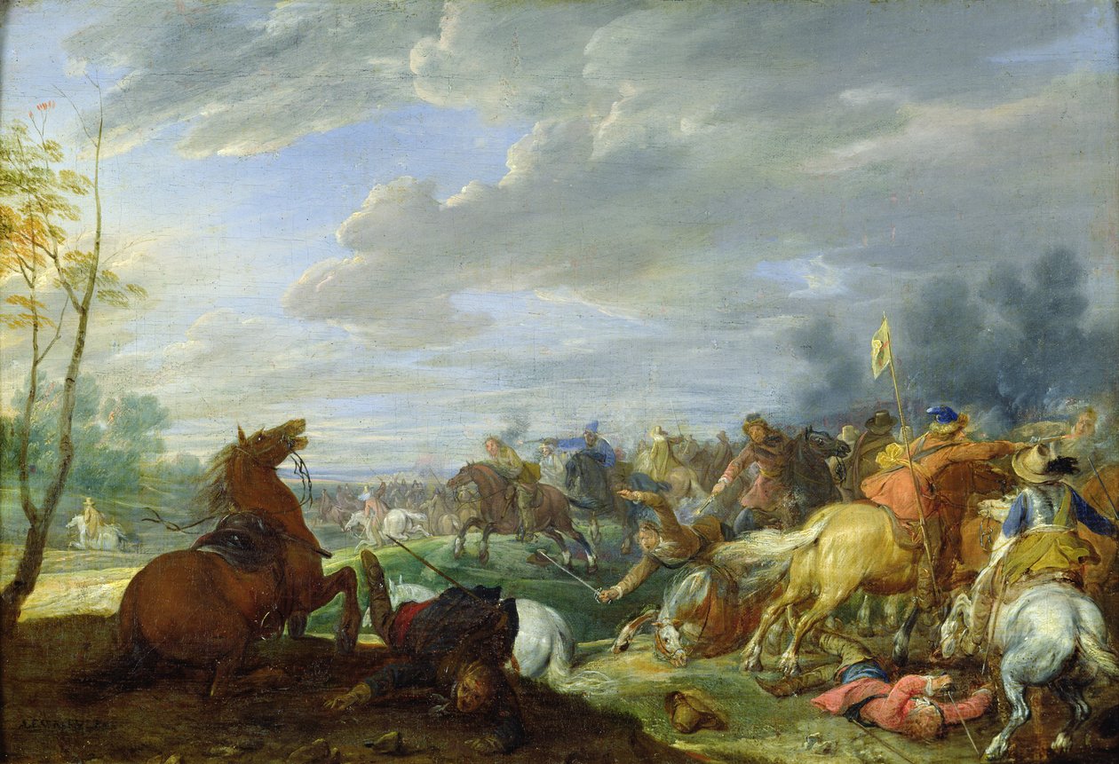 Schockkavallerie von Adam Frans van der Meulen