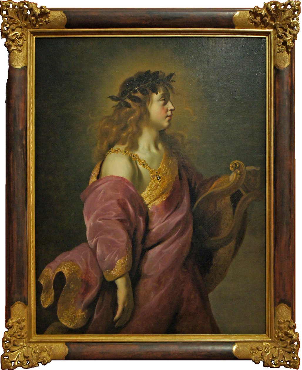 Porträt eines Mannes als Apollo von Adam Camerarius