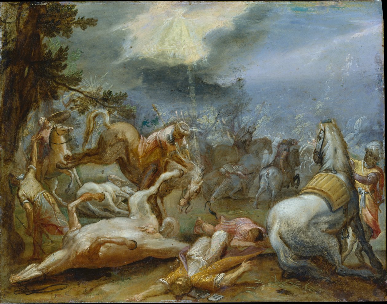 Die Bekehrung des Heiligen Paulus von Adam Elsheimer