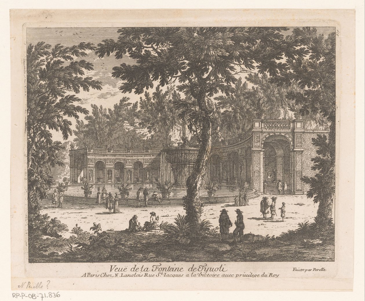 Ansicht eines Brunnens von Adam Perelle