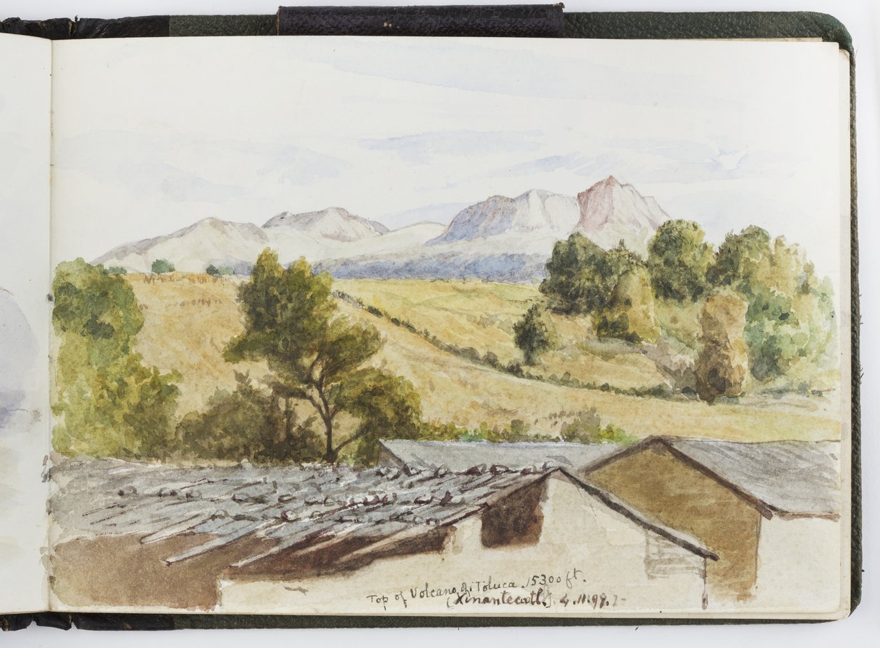 Skizzenbuch mit Aquarellen, Zeichnungen und Notizen, Mexiko, 1896-1898 von Adela Breton