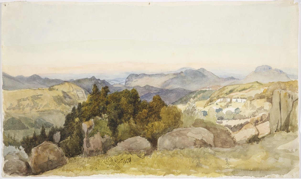 Blick von Zacualtipan in Richtung Golf von Mexiko von Adela Breton