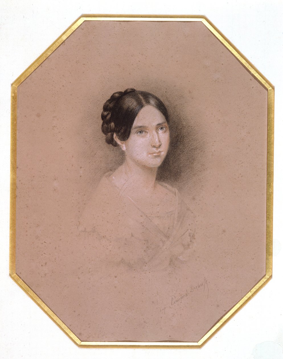 Porträt von Leopoldine Hugo (1824-43) von Adele Julie Hugo