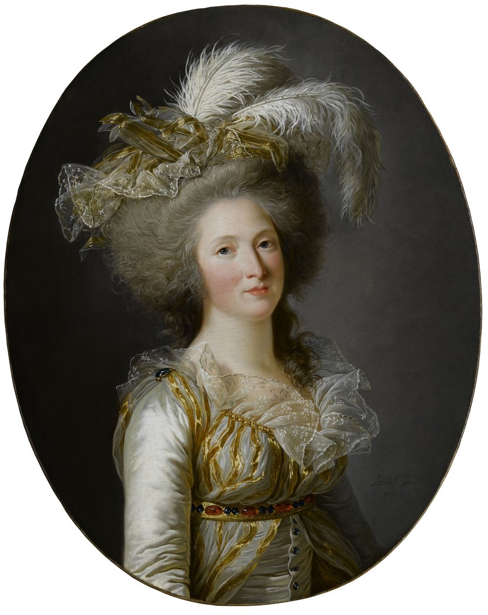Elisabeth-Philippe-Marie-Hélène von Frankreich, genannt Madame Elisabeth (1764-1794) von Adelaide Labille Guiard