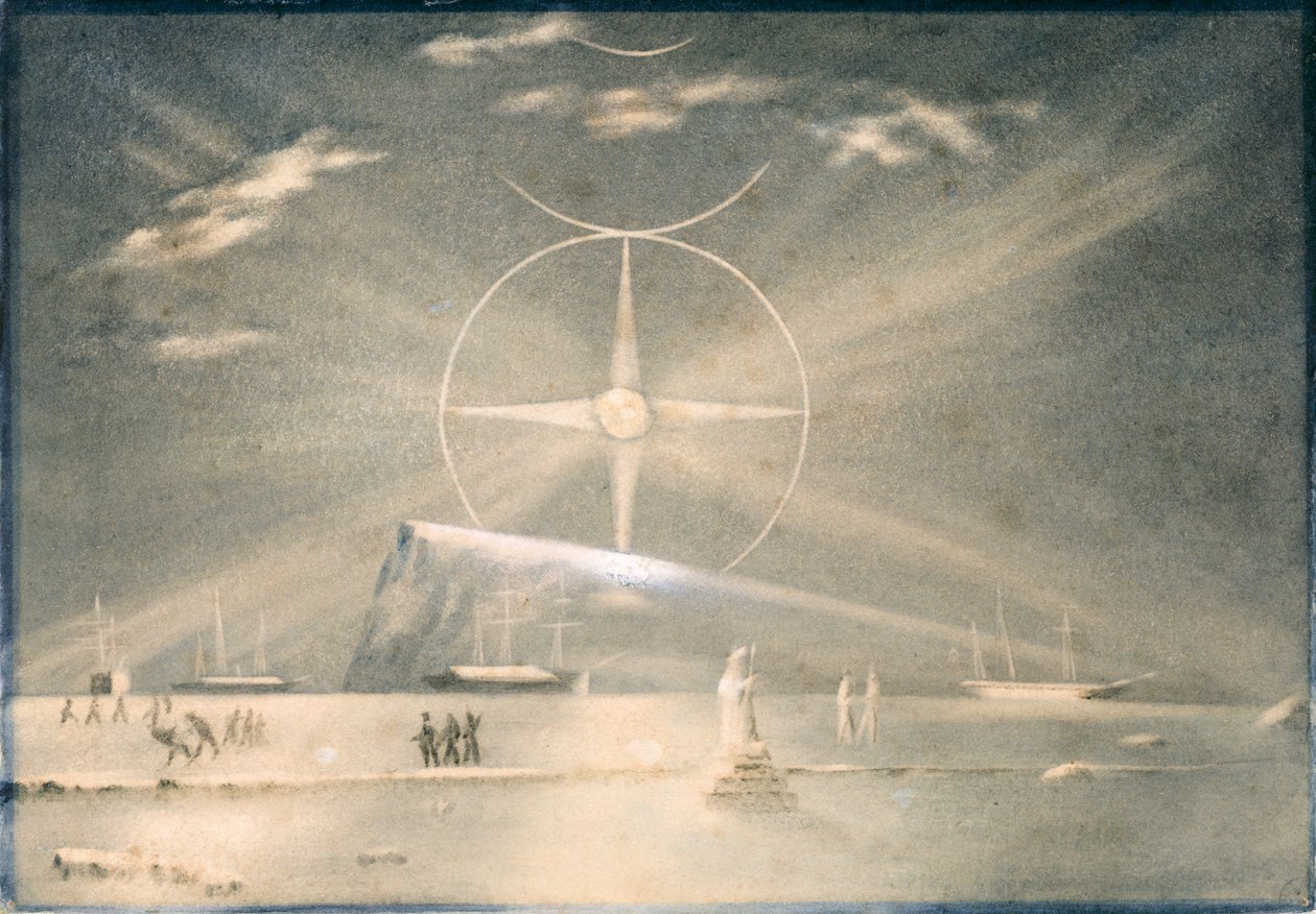 Para Selance oder Arktischer Mond, ca. 1850-51 von Admiral Pelham Aldrich