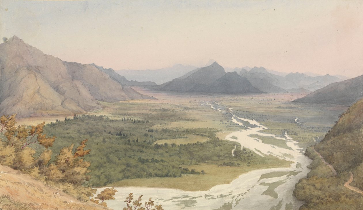 Zwischen San Felipe de Aconcagua und Quillota, Chile, 16. Januar 1851 von Admiral Sir Edward Gennys Fanshawe