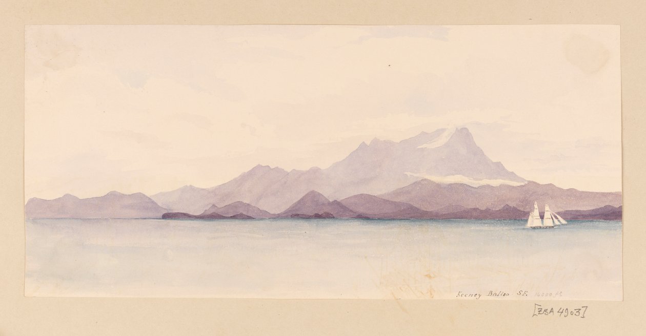 Keeney Balloo S.E aus Westindien, Nordamerika und Borneo Sammelalbum von Admiral Sir Edward Gennys Fanshawe