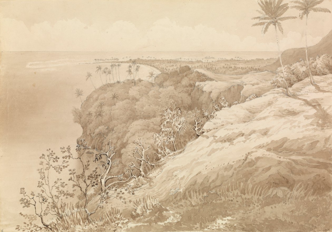 Matavai Bay und Point Venus, Tahiti, 24. August 1849 [Gesellschaftsinseln] von Admiral Sir Edward Gennys Fanshawe