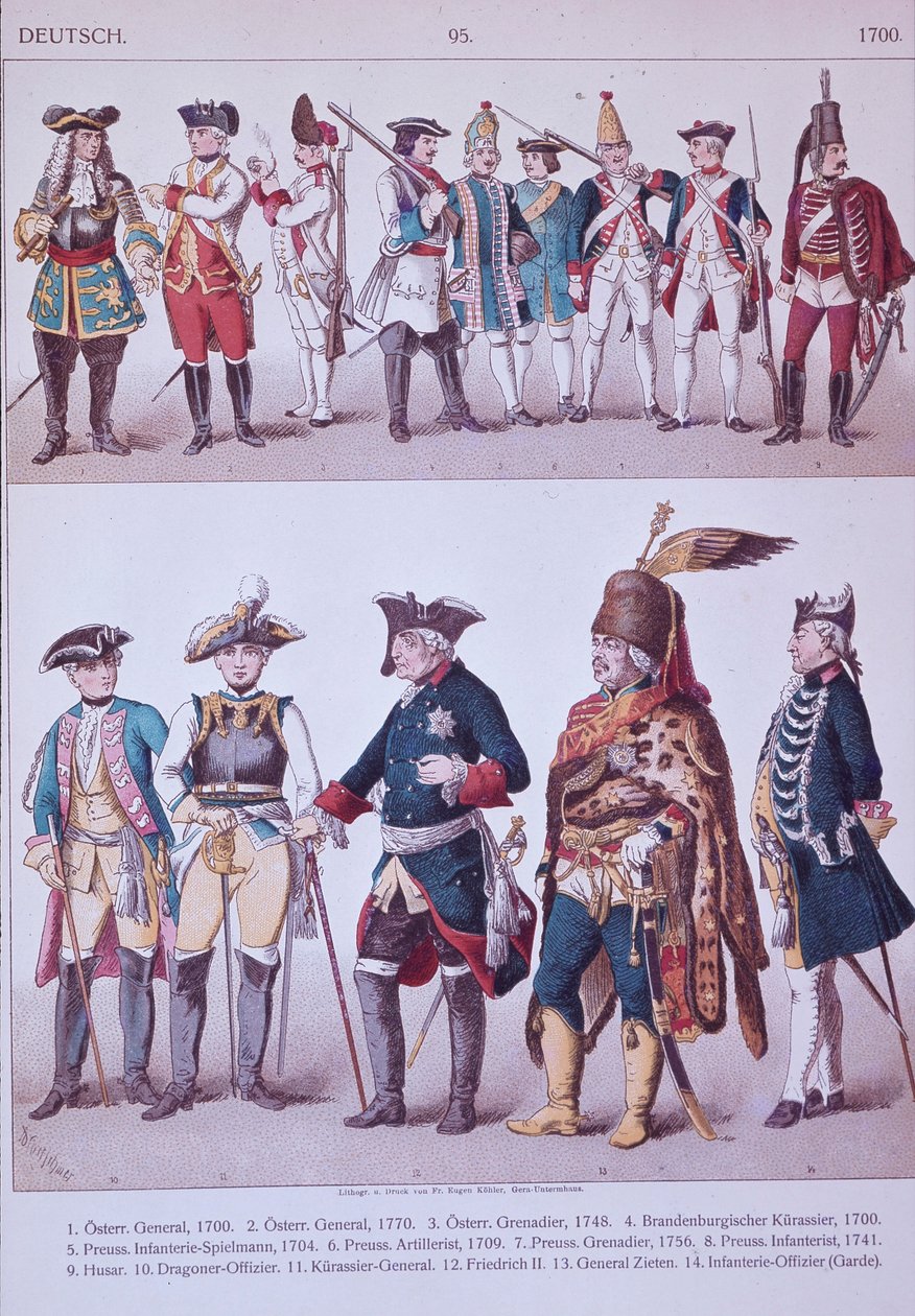 Preußische Grenadiere zur Zeit Friedrichs des Großen von Adolph Menzel