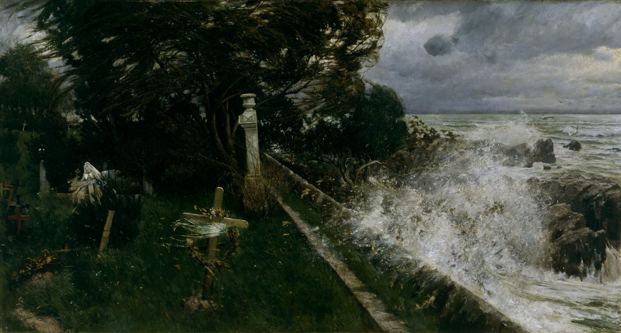 Friedhof am Meer von Adolf Hiremy Hirschl