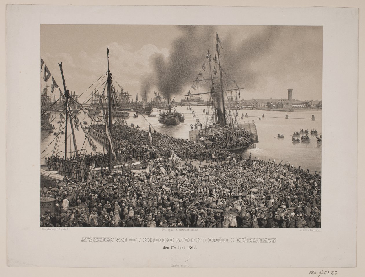 Abschied beim nordischen Studententreffen in Kopenhagen von Johan Adolph Kittendorff