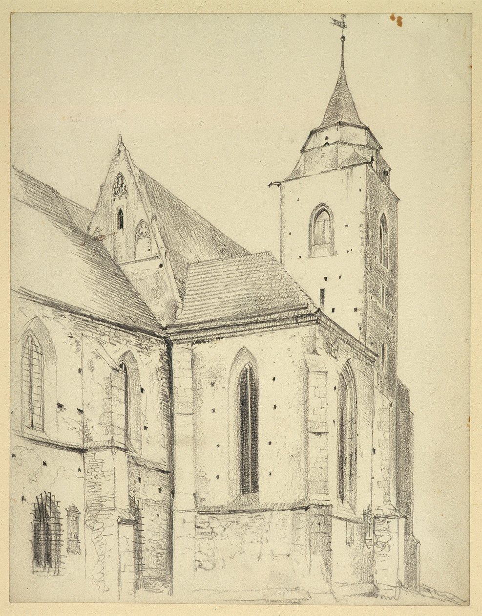 Katholische Pfarrkirche St. Martin in Jauer von Adolph Menzel