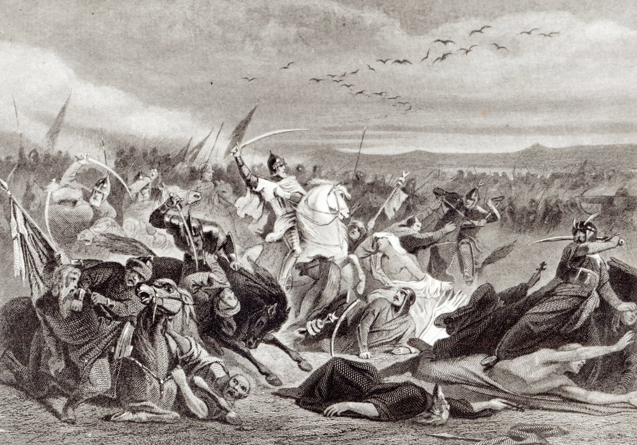 Die Schlacht von Kalka von Adolphe Yvon