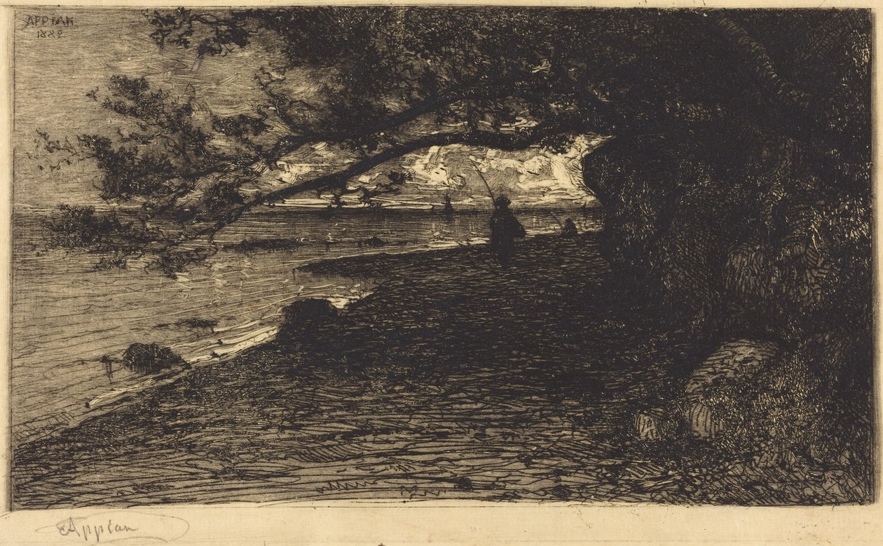 Ein Villefranche-sur-Mer von Adolphe Appian