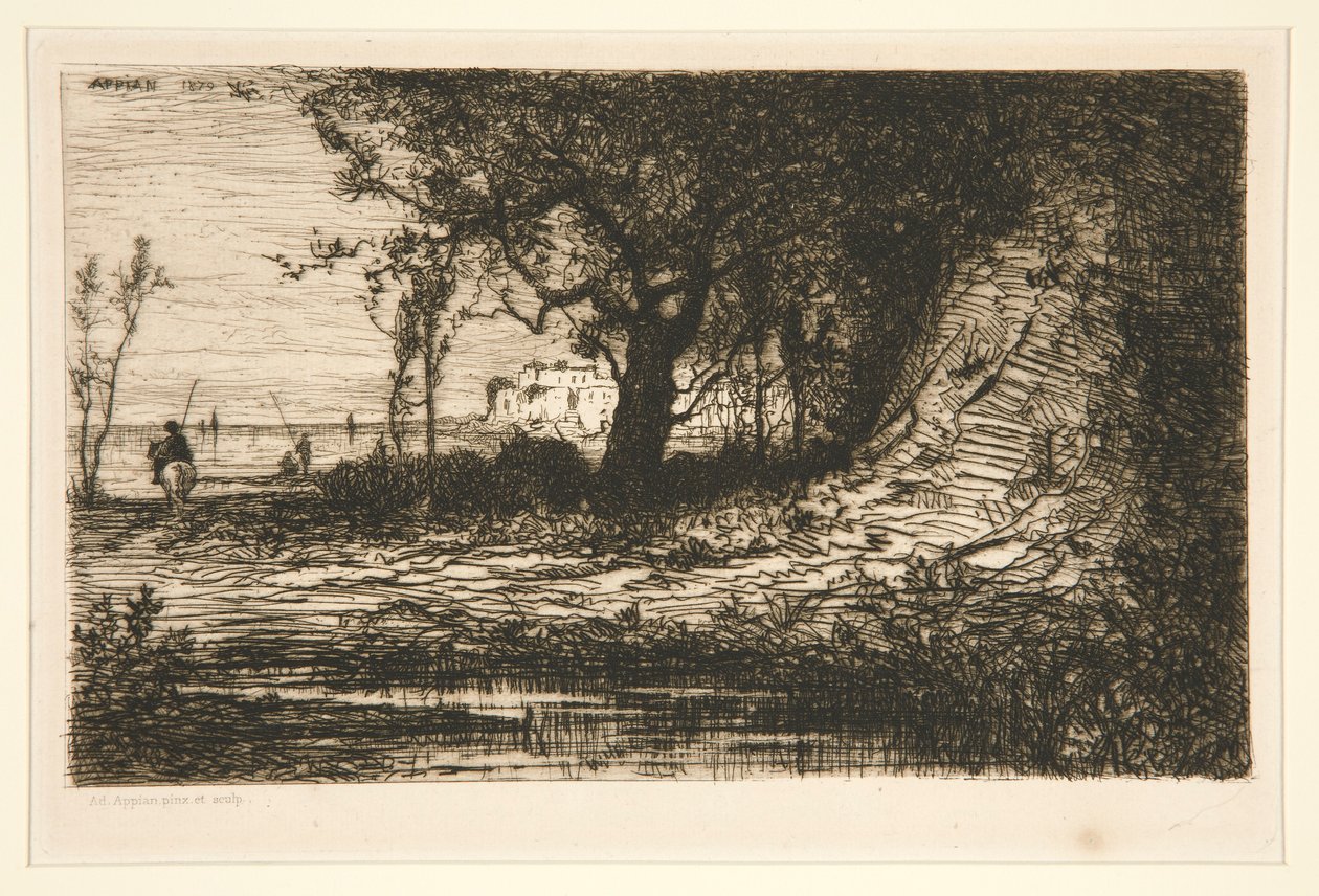 In der Umgebung von Menton (Alpes Maritimes) von Adolphe Appian