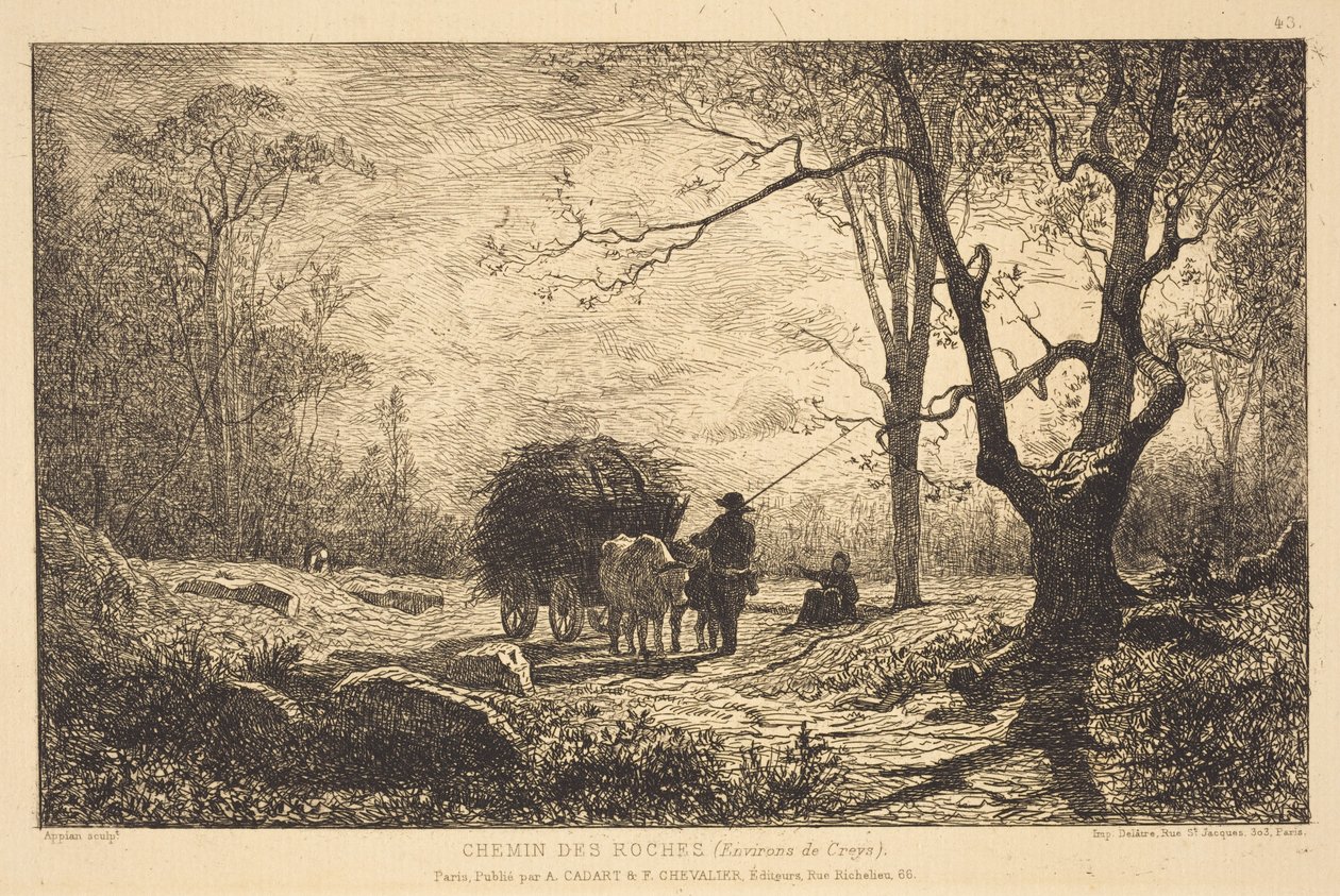 Chemin des Roches von Adolphe Appian