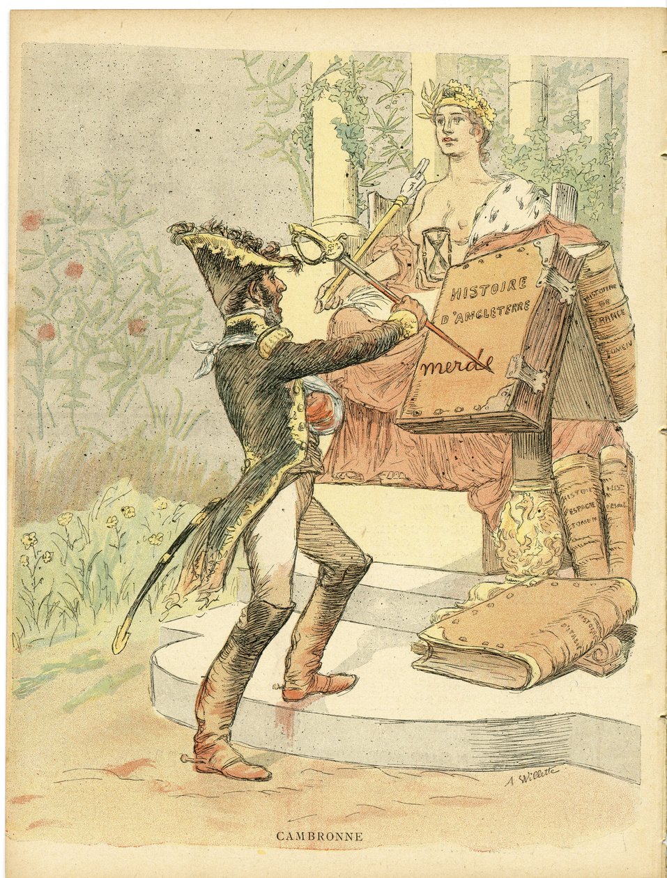 Illustration von Adolphe dit Willette (1857-1926) in Le Rire, Nr. 264