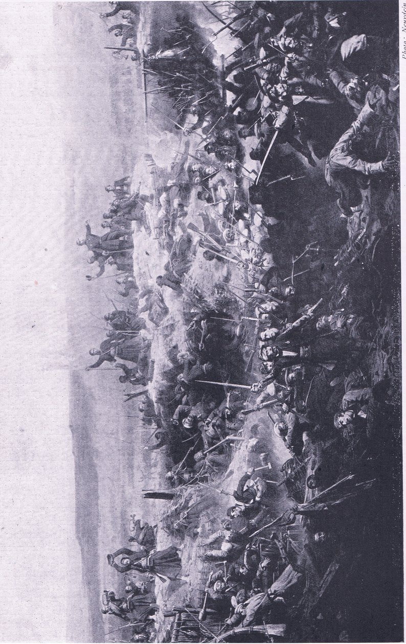 Die Einnahme des Malakoff durch die Franzosen, Illustration aus British Battles on Land and Sea, 1915 von Adolphe Yvon