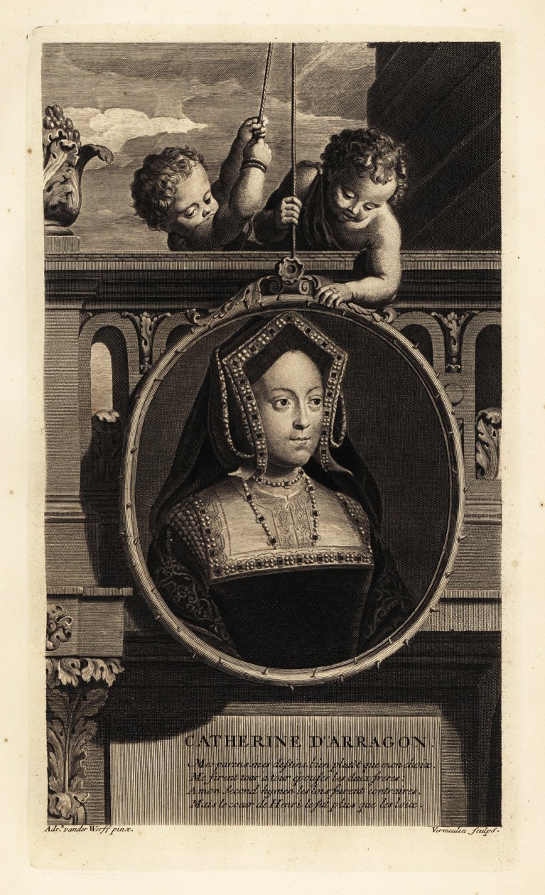 Katharina von Aragon (1485-1536) von Adriaan van der (after) Werff