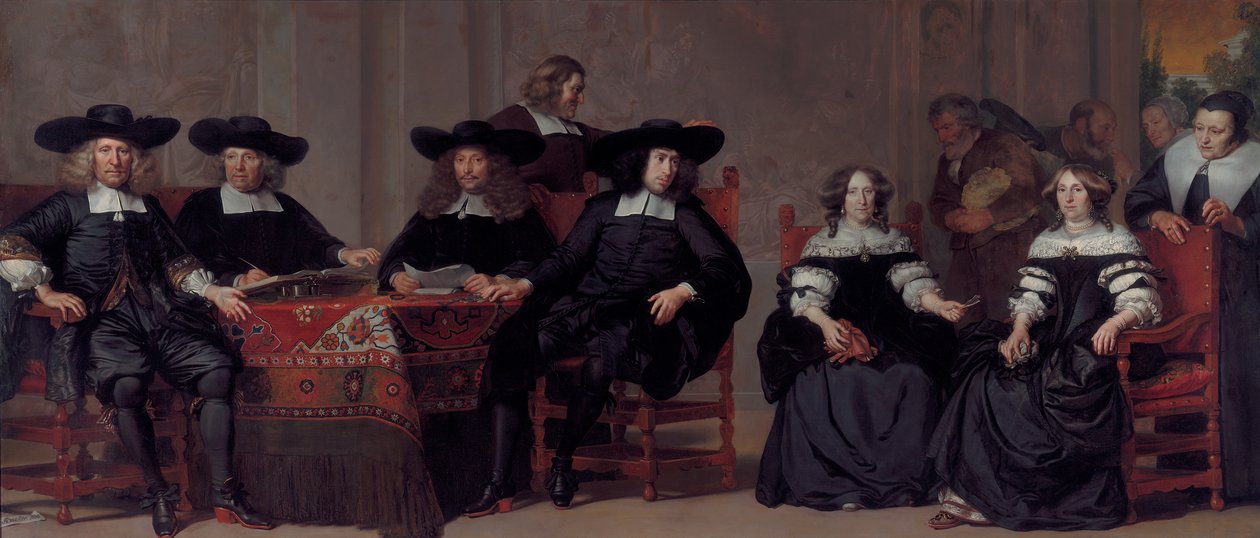 Gouverneure und Gouvernanten des Oudemannen- und Vrouwengasthuis von Adriaen Backer