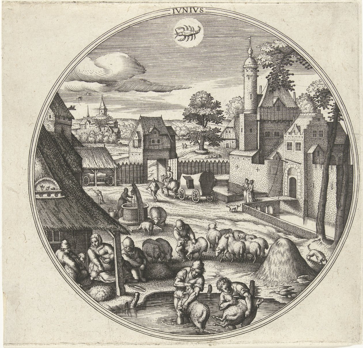 Juni von Adriaen Collaert