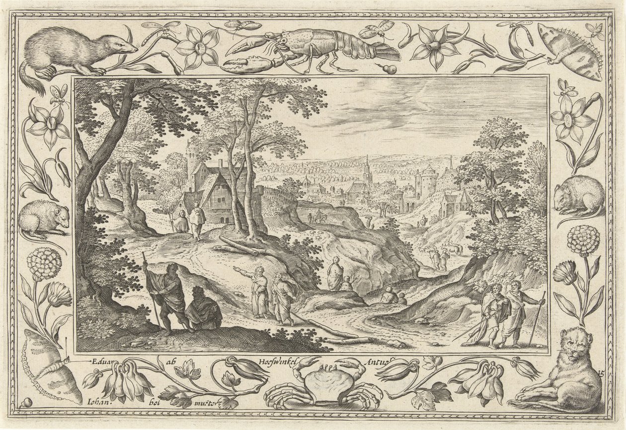Aussendung der Apostel von Adriaen Collaert
