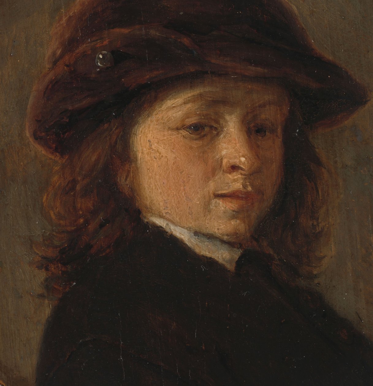 Porträt eines Jungen, um 1648-1655 von Adriaen Jansz. van Ostade