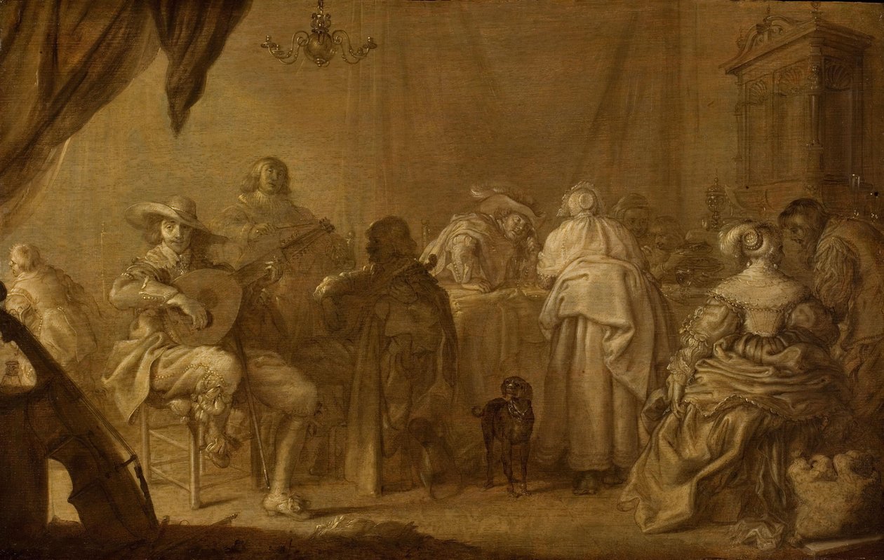 Eine musikalische Gesellschaft von Adriaen Pietersz van de Venne