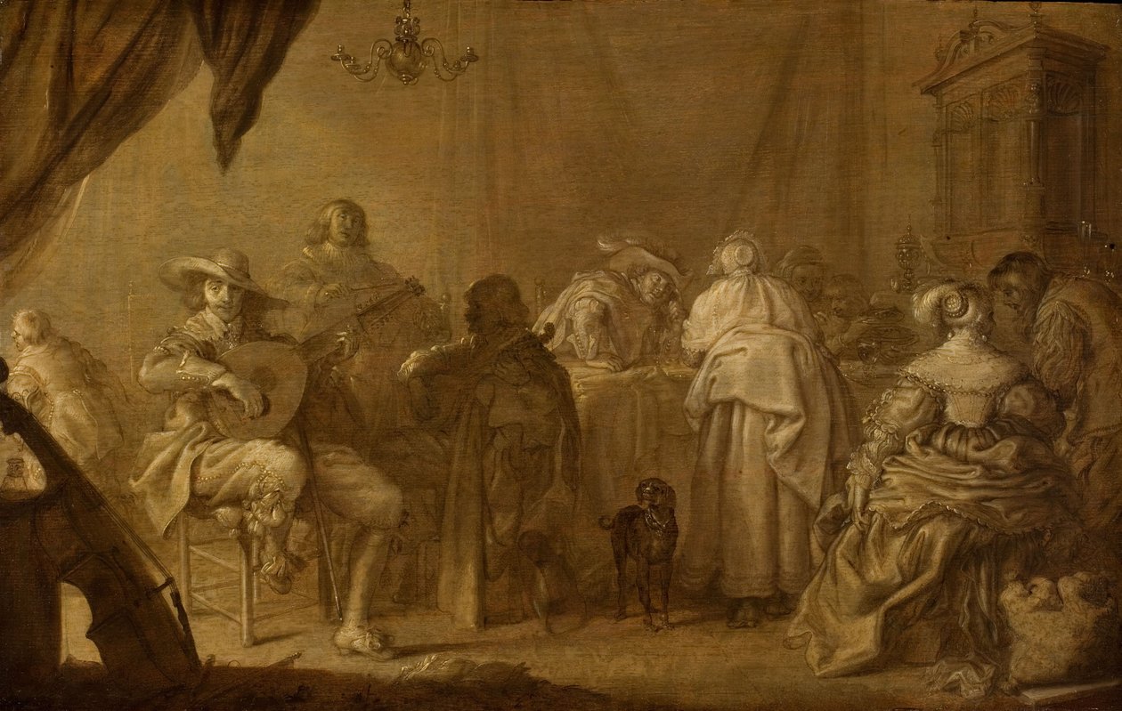 Eine musikalische Gesellschaft von Adriaen Pietersz. van de Venne