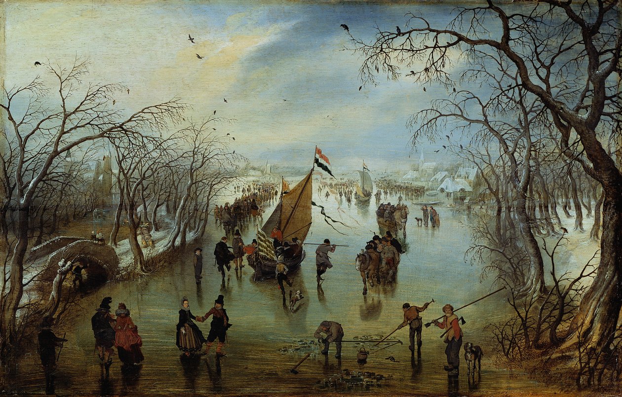 Der Winter von Adriaen Pietersz van de Venne