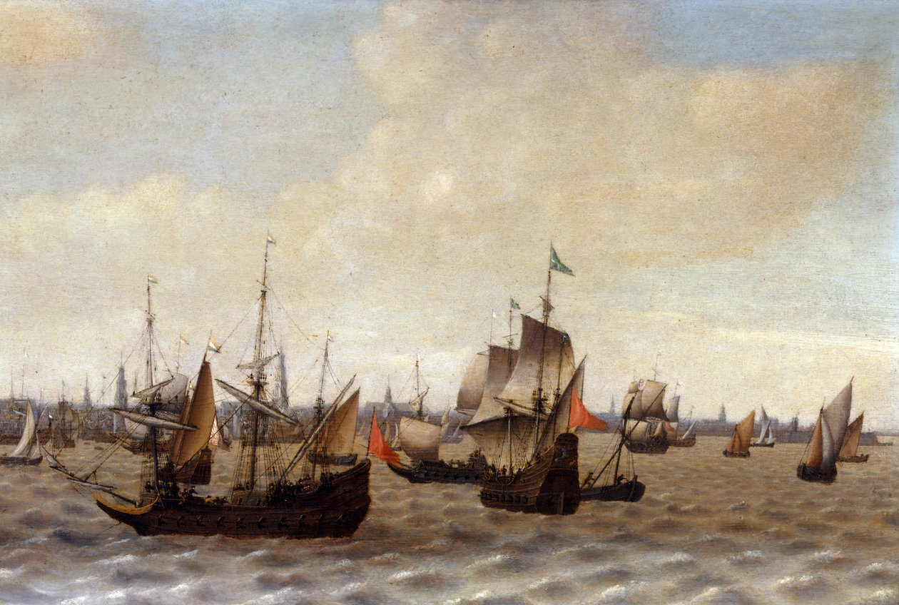 Schifffahrt von Antwerpen von Adriaen van Diest
