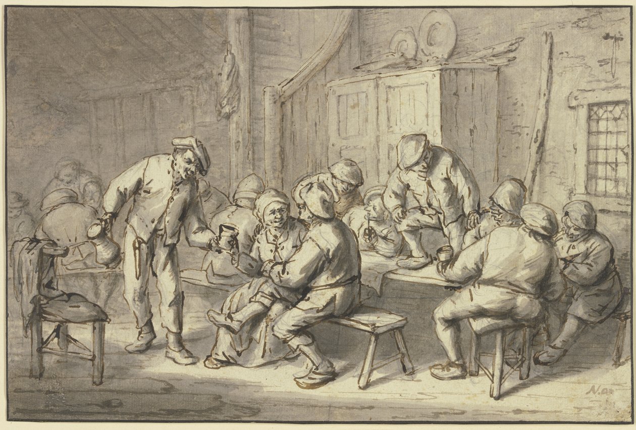 Bauernschänke von Adriaen van Ostade