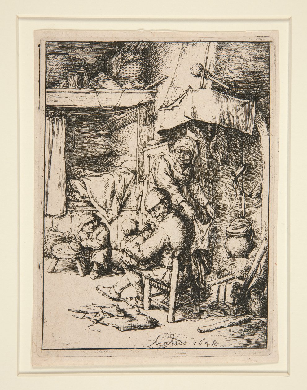 Der Familienvater von Adriaen van Ostade