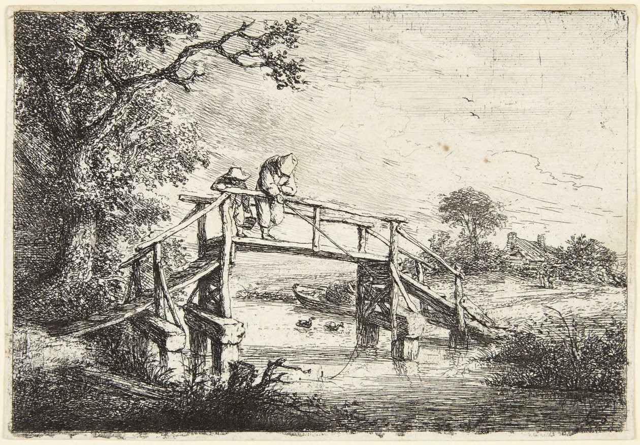 Die Angler von Adriaen van Ostade