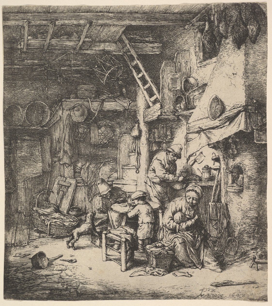 Die Familie von Adriaen van Ostade