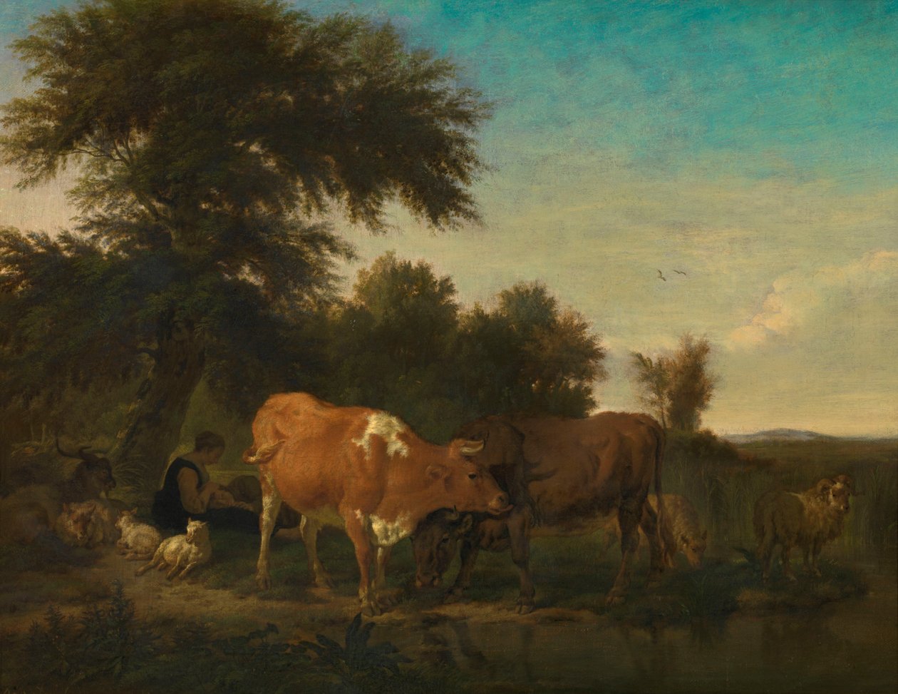 Landschaft von Adriaen van de Velde