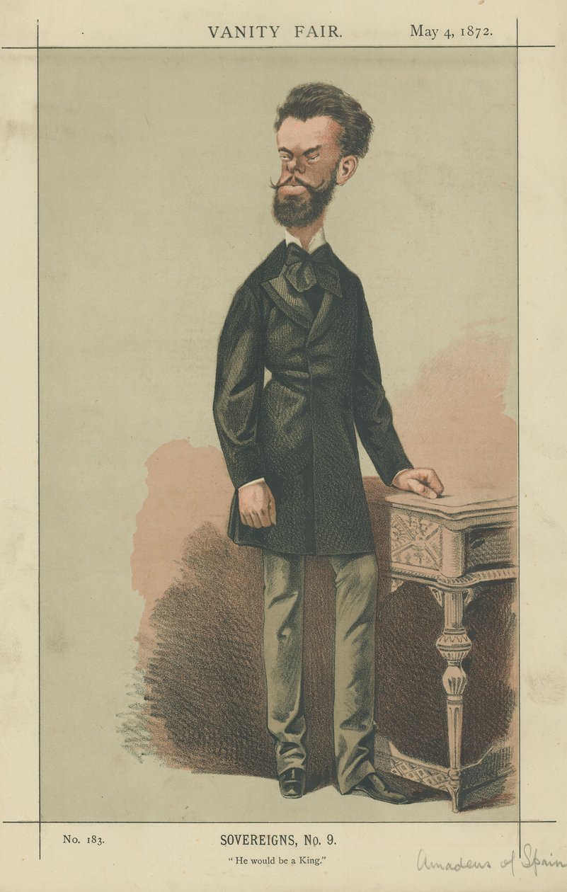 Amadeo von Spanien (Amadeus von Spanien) von Adriano Cecioni