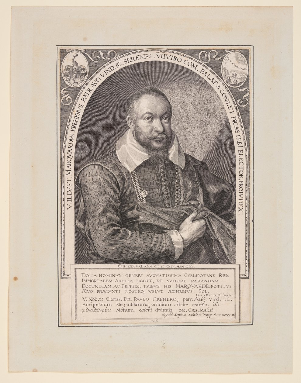 Marquard Freher, Diplomat, Historiker und Jurist von Aegidius Sadeler II