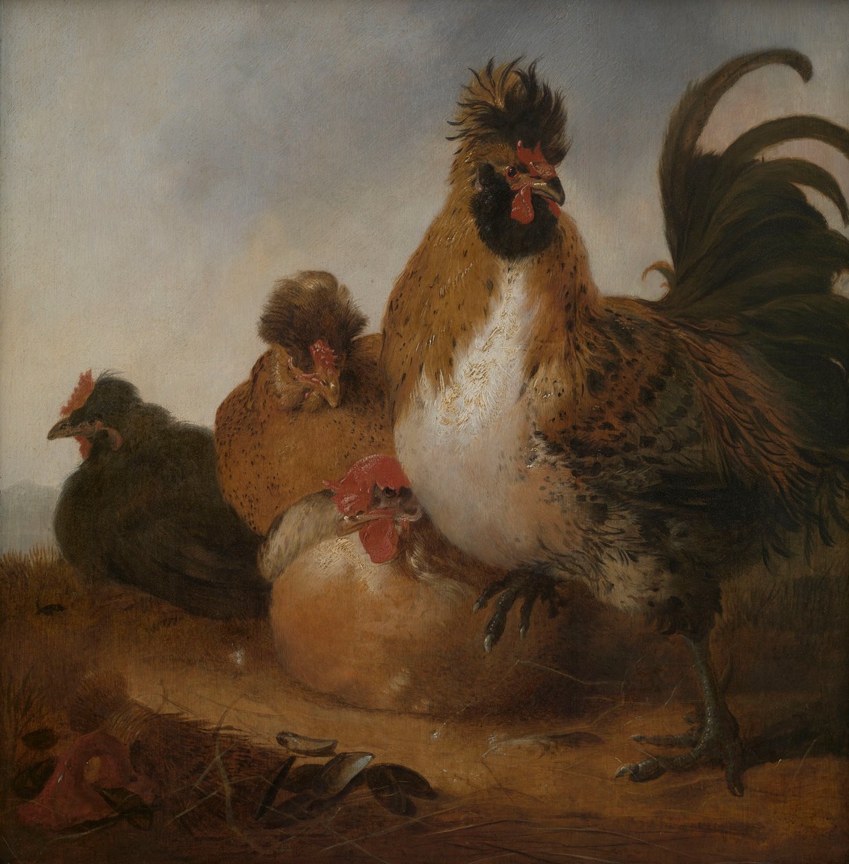 Hahn und Hennen von Aelbert Cuyp