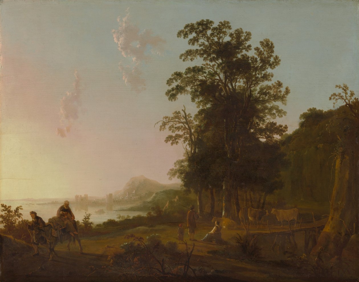 Landschaft mit der Flucht nach Ägypten, ca. 1650 von Aelbert Cuyp