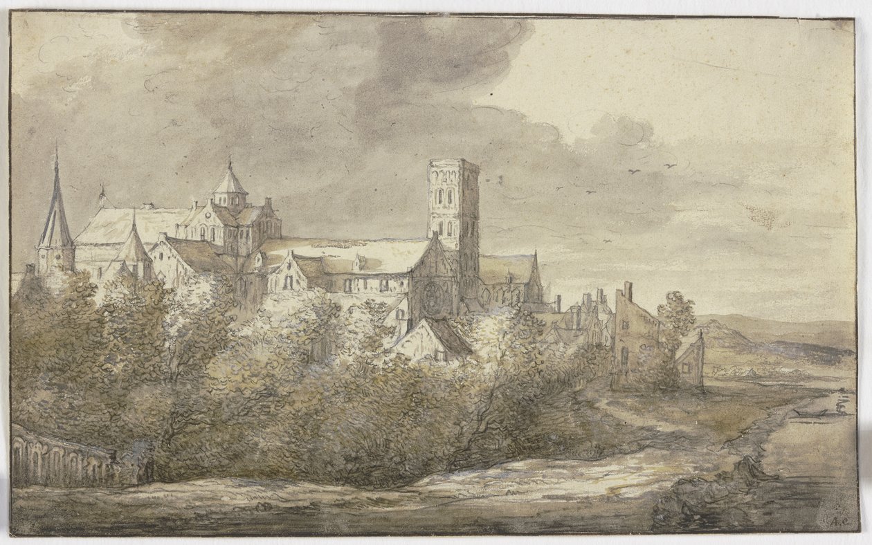 St. Marienkirche in Utrecht von Aelbert Cuyp