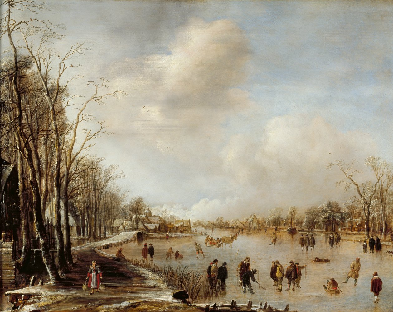 Winterlandschaft, 1645 von Aert van der Neer