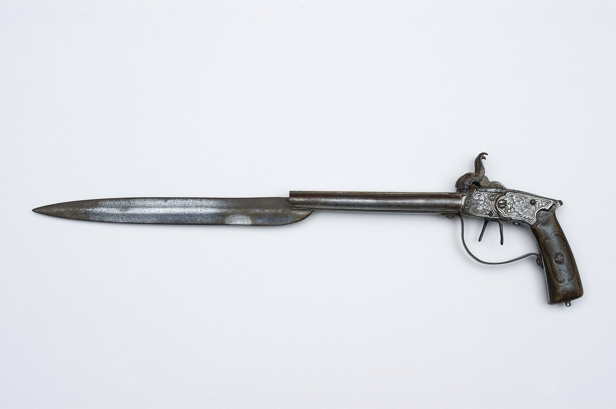 Doppelläufige Perkussionspistole, ca. 1840 von African