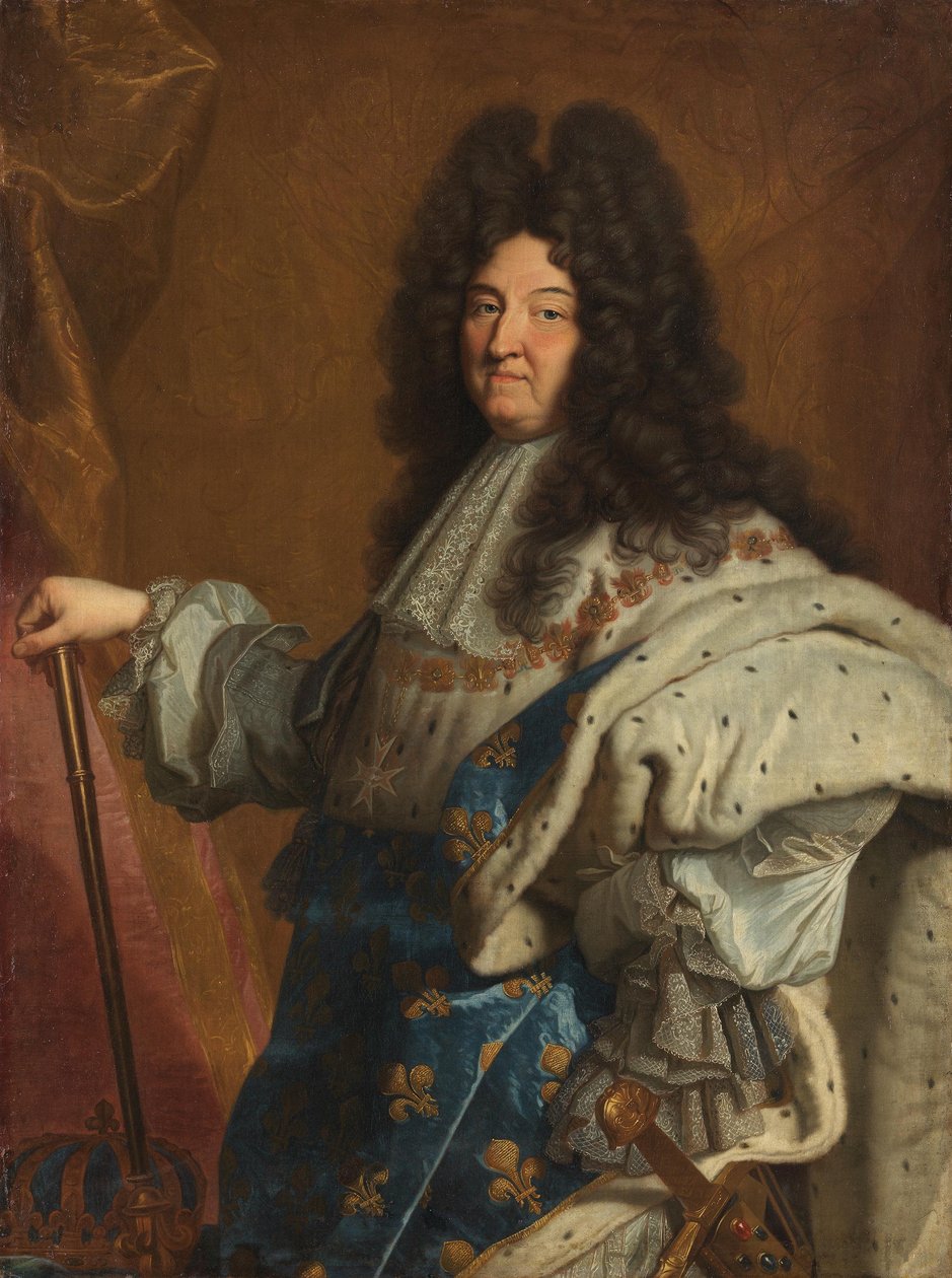 Bildnis des Louis XIV., König von Frankreich von After Hyacinthe Rigaud